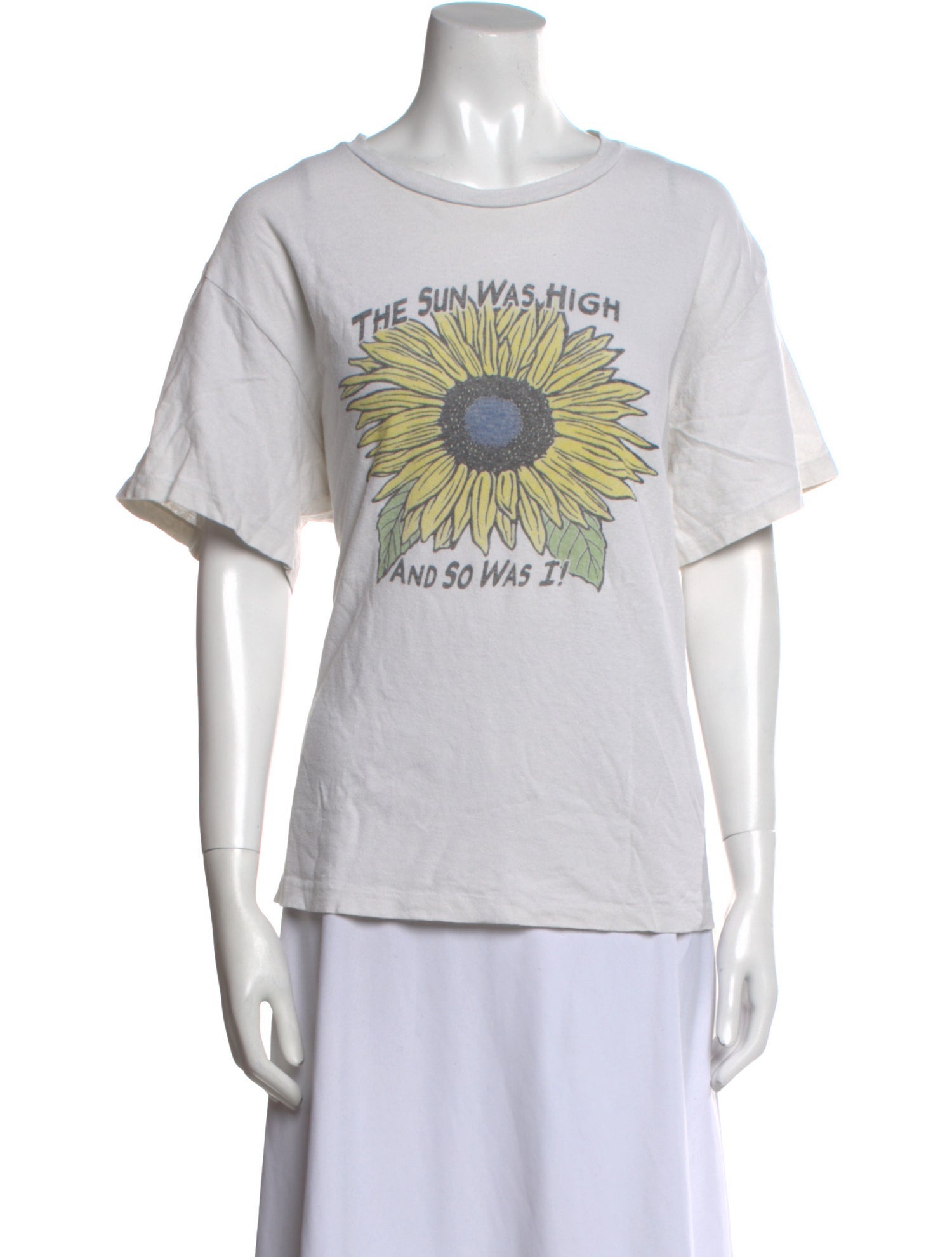 RE/DONE Graphic Print Crew Neck T-Shirt