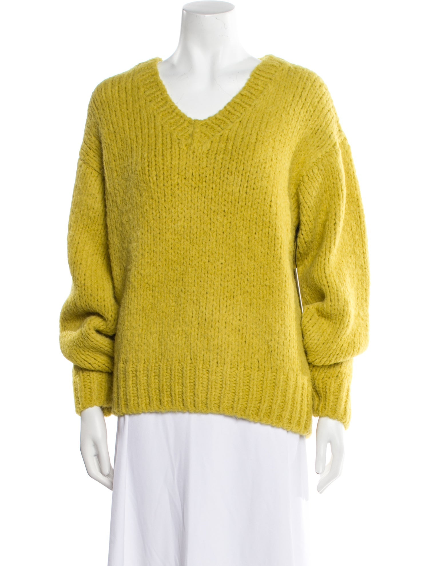 RE/DONE Alpaca V-Neck Sweater