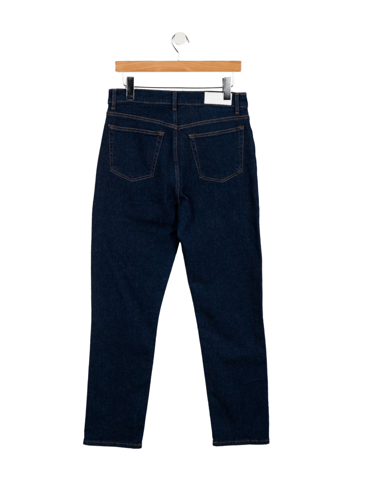 RE/DONE High-Rise Straight Leg Jeans