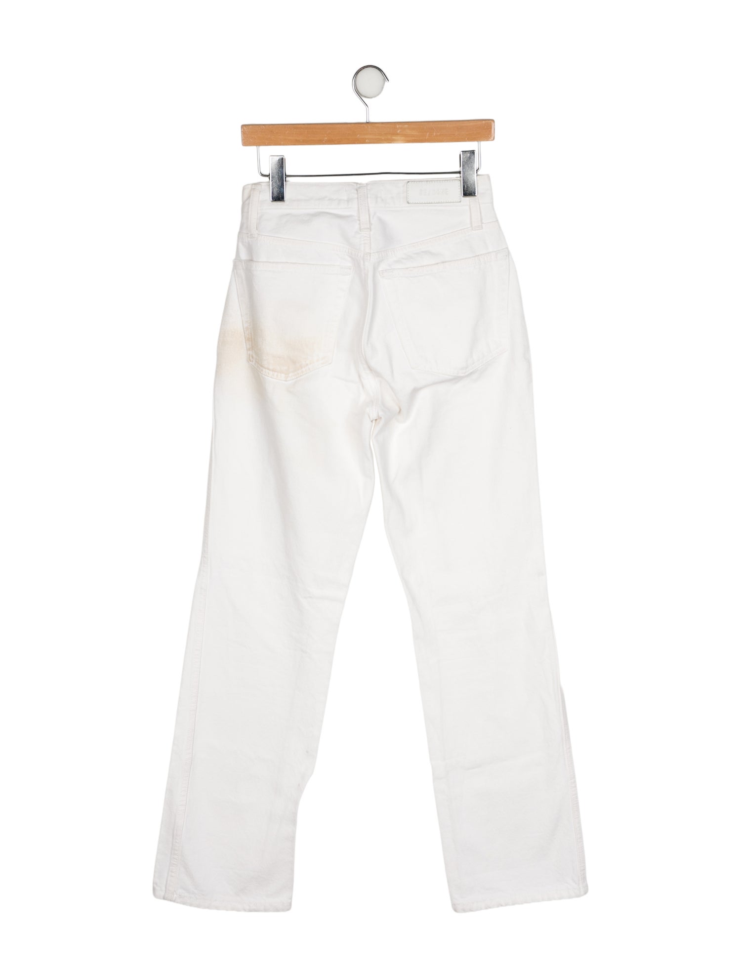 RE/DONE High-Rise Straight Leg Jeans