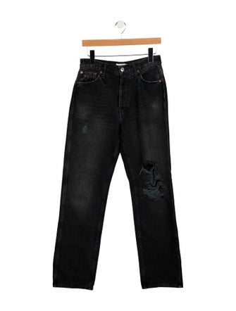 RE/DONE High-Rise Wide Leg Jeans