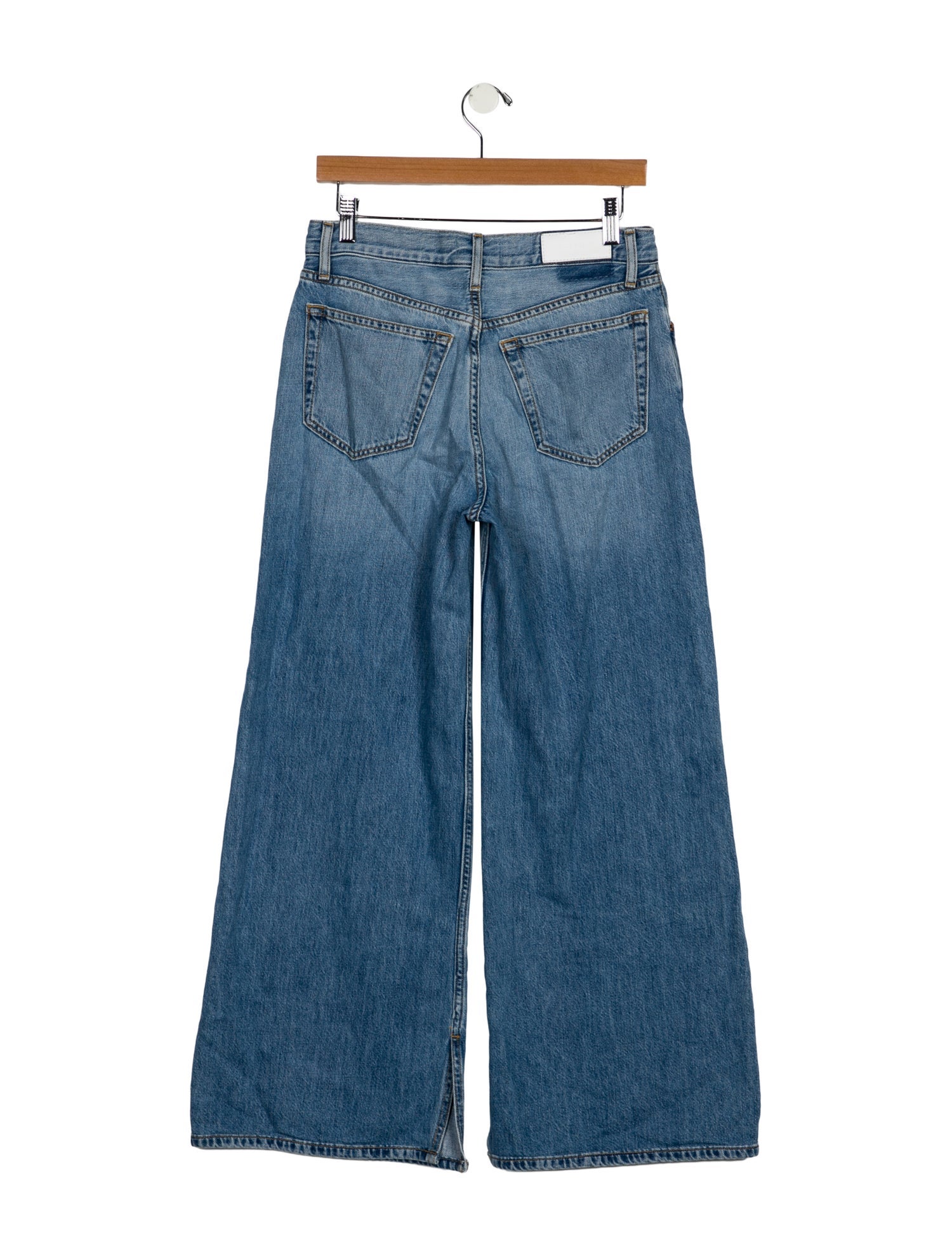 RE/DONE Mid-Rise Wide Leg Jeans