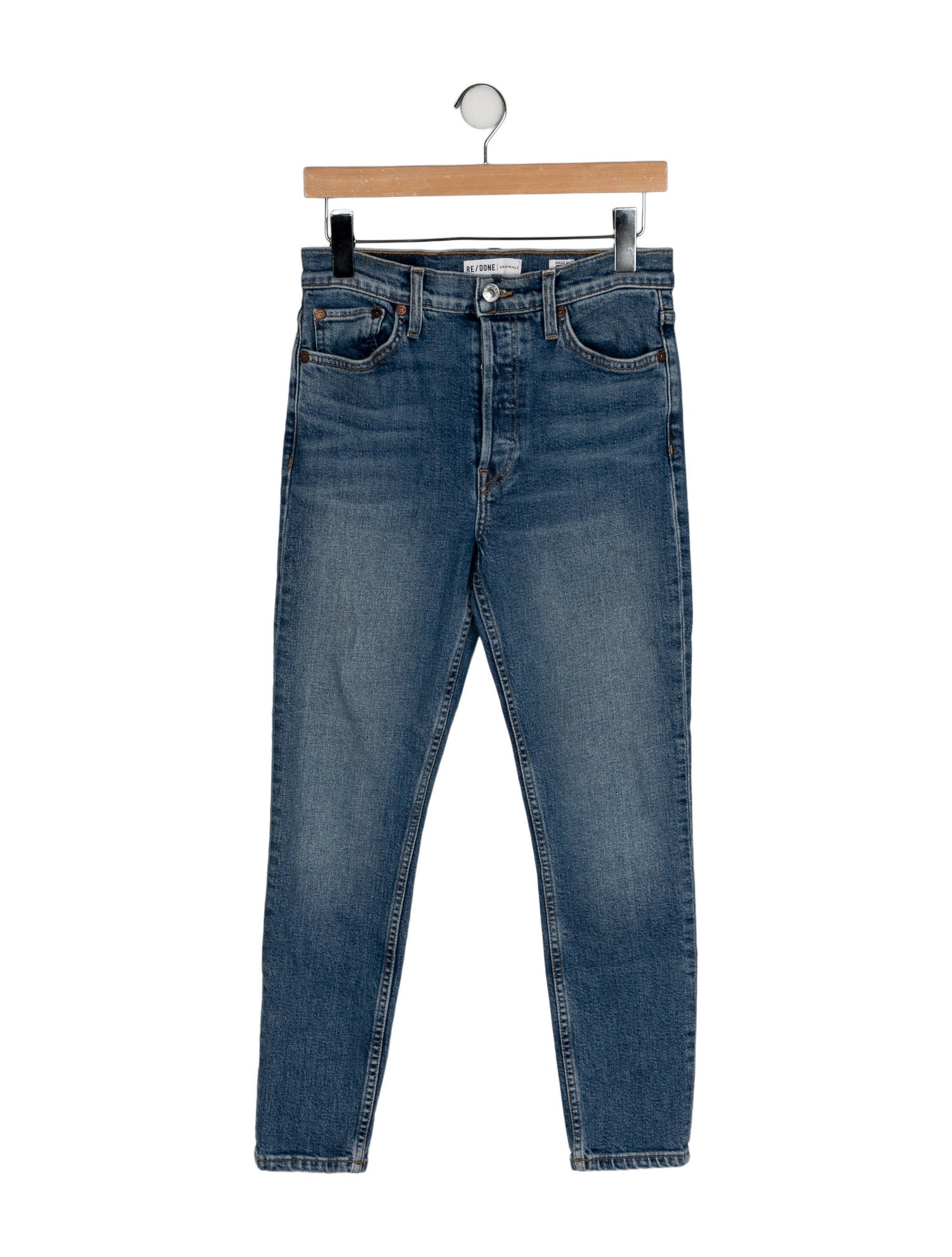RE/DONE High-Rise Skinny Leg Jeans