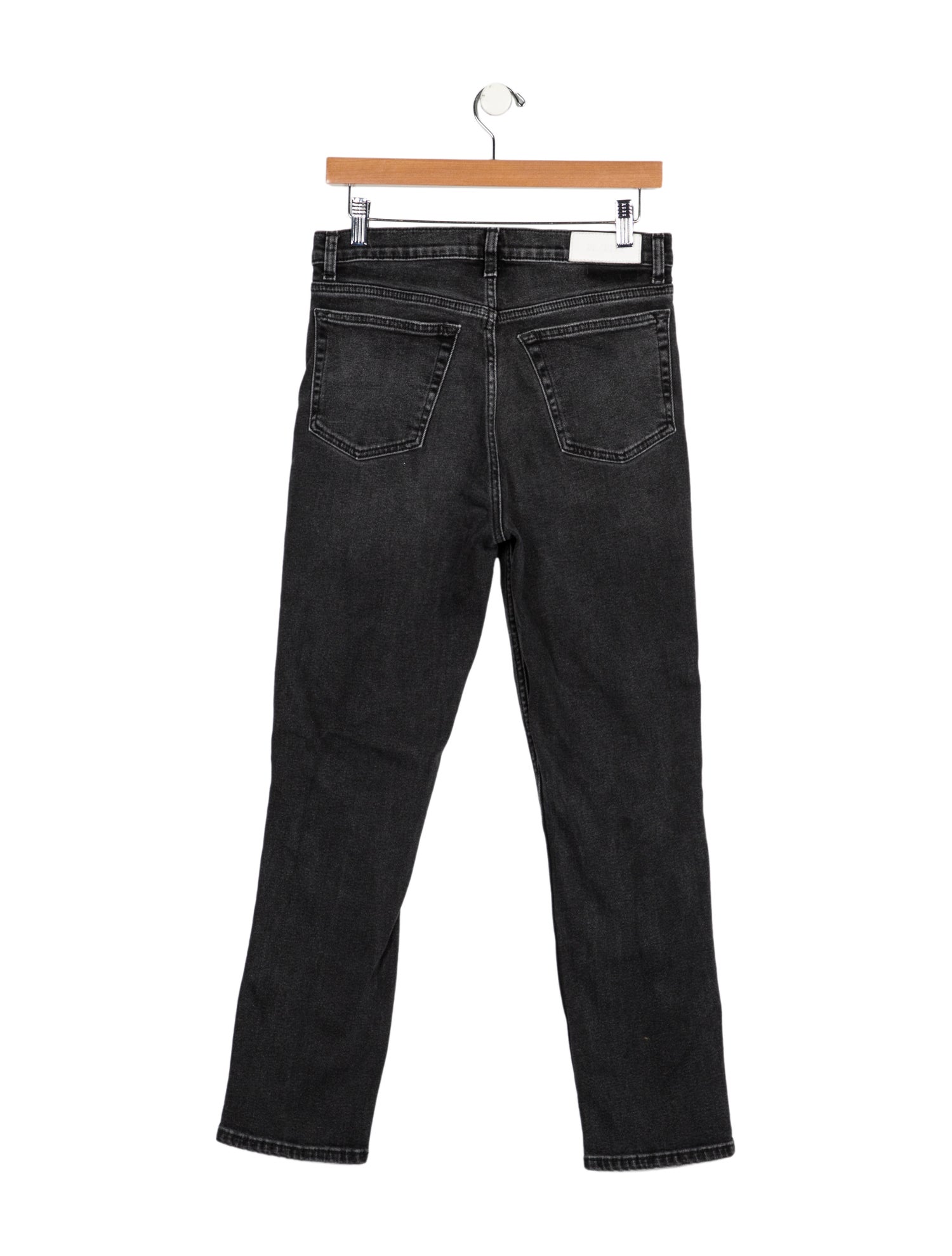 RE/DONE High-Rise Straight Leg Jeans