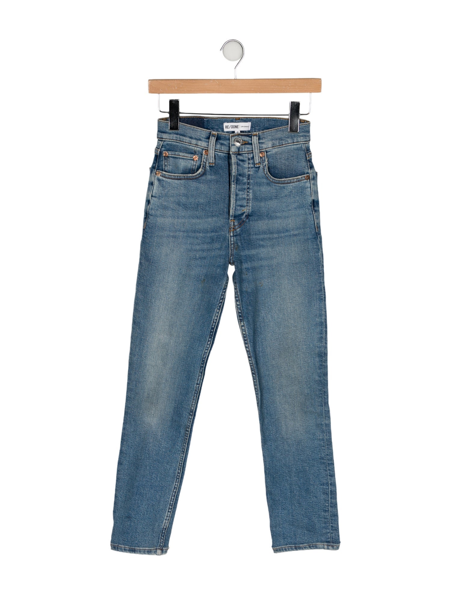 RE/DONE Mid-Rise Skinny Leg Jeans