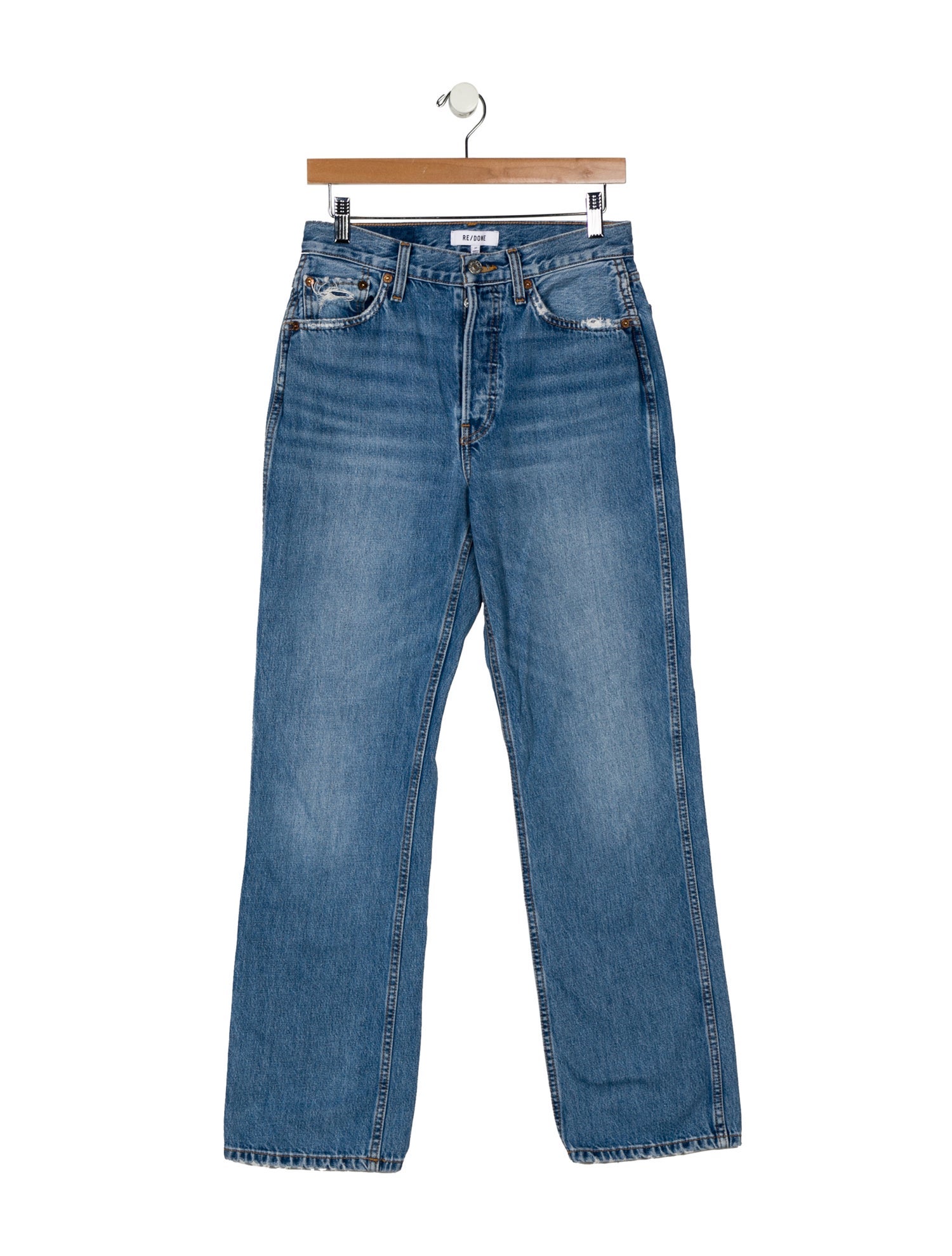 RE/DONE High-Rise Wide Leg Jeans