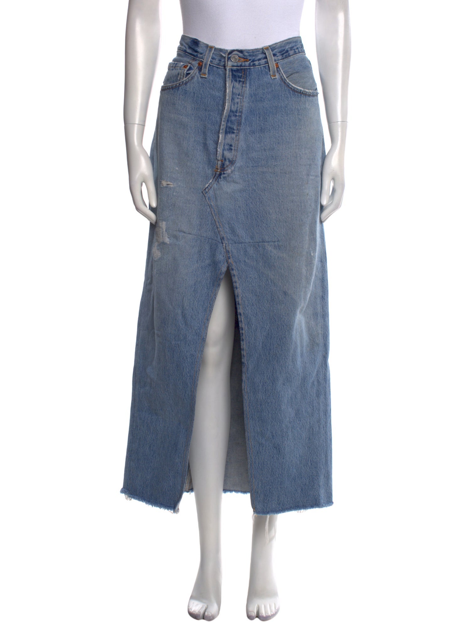 RE/DONE Midi Length Skirt