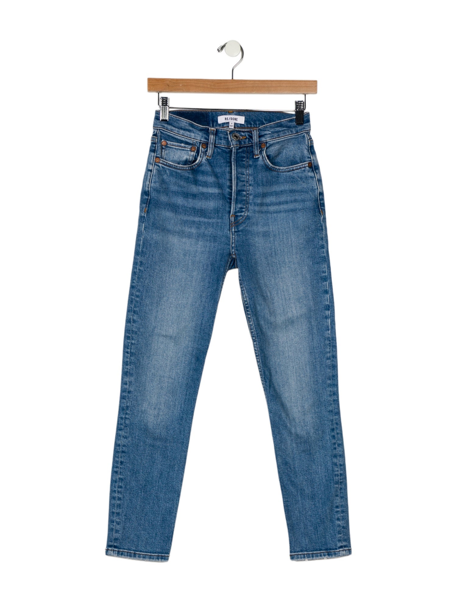 RE/DONE High-Rise Skinny Leg Jeans