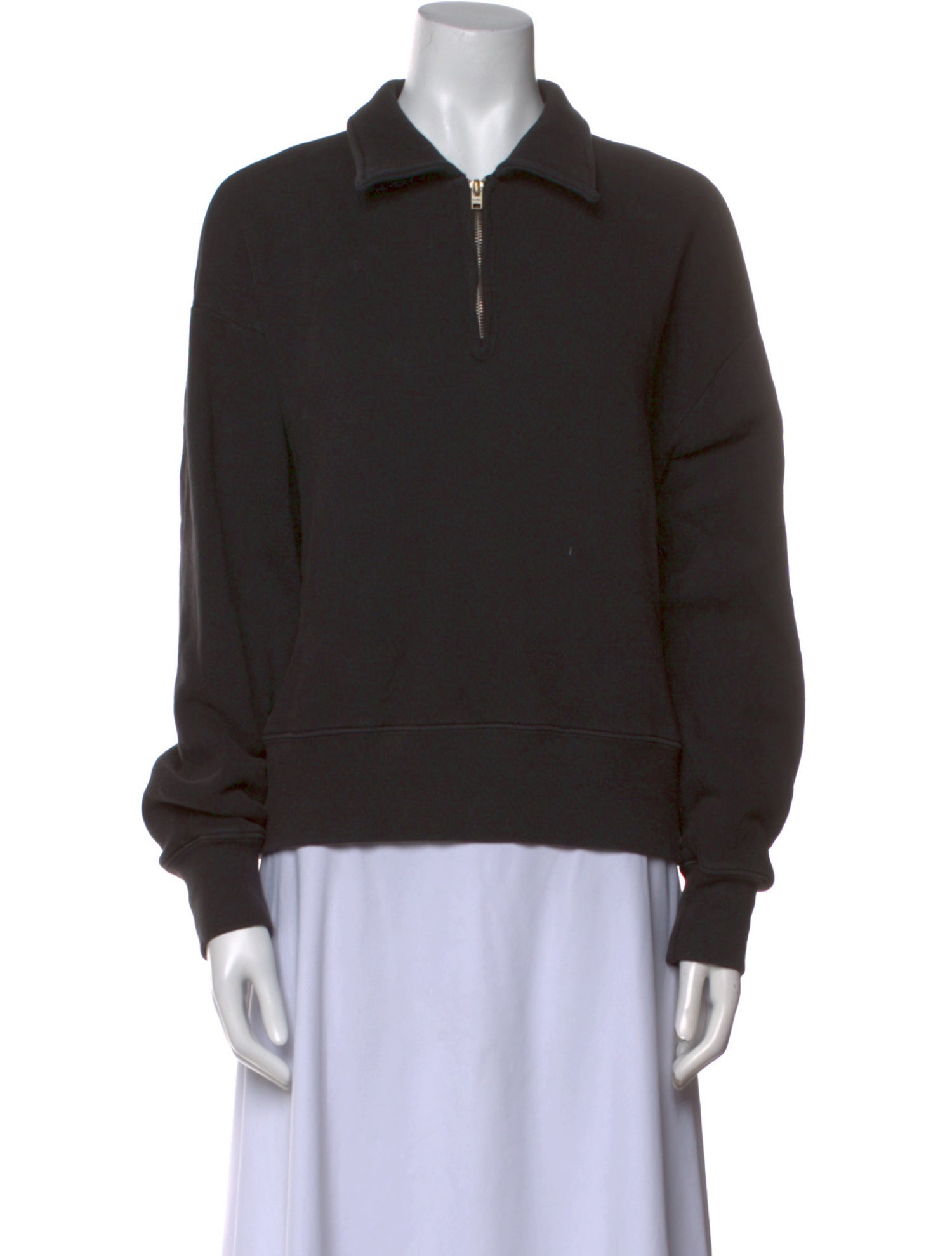 RE/DONE V-Neck Long Sleeve Sweatshirt