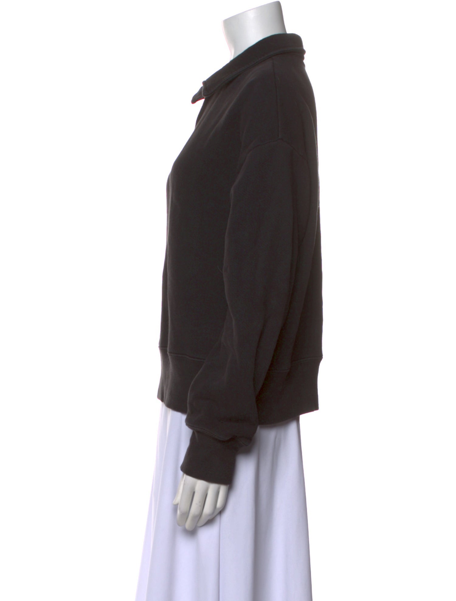 RE/DONE V-Neck Long Sleeve Sweatshirt