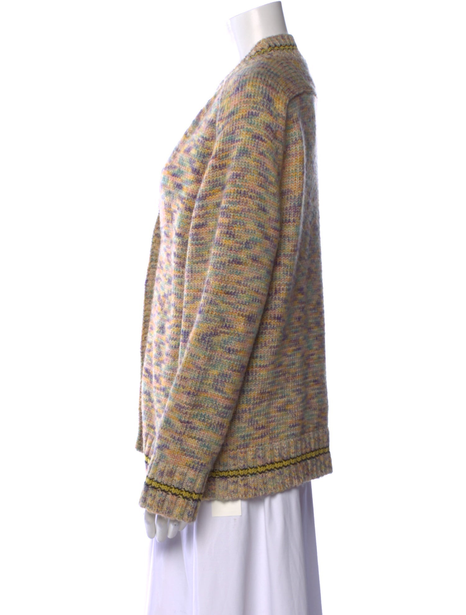 RE/DONE Striped V-Neck Sweater