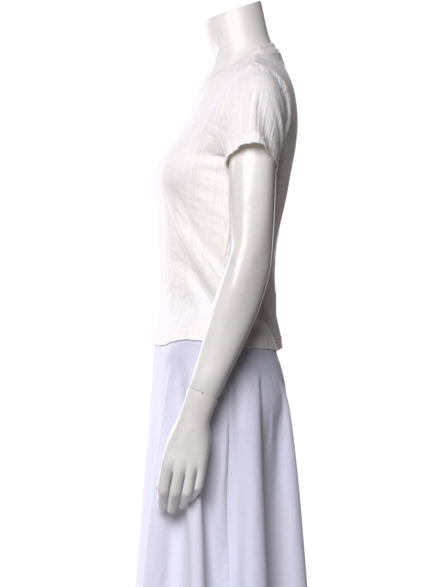 RE/DONE Crew Neck Short Sleeve Top