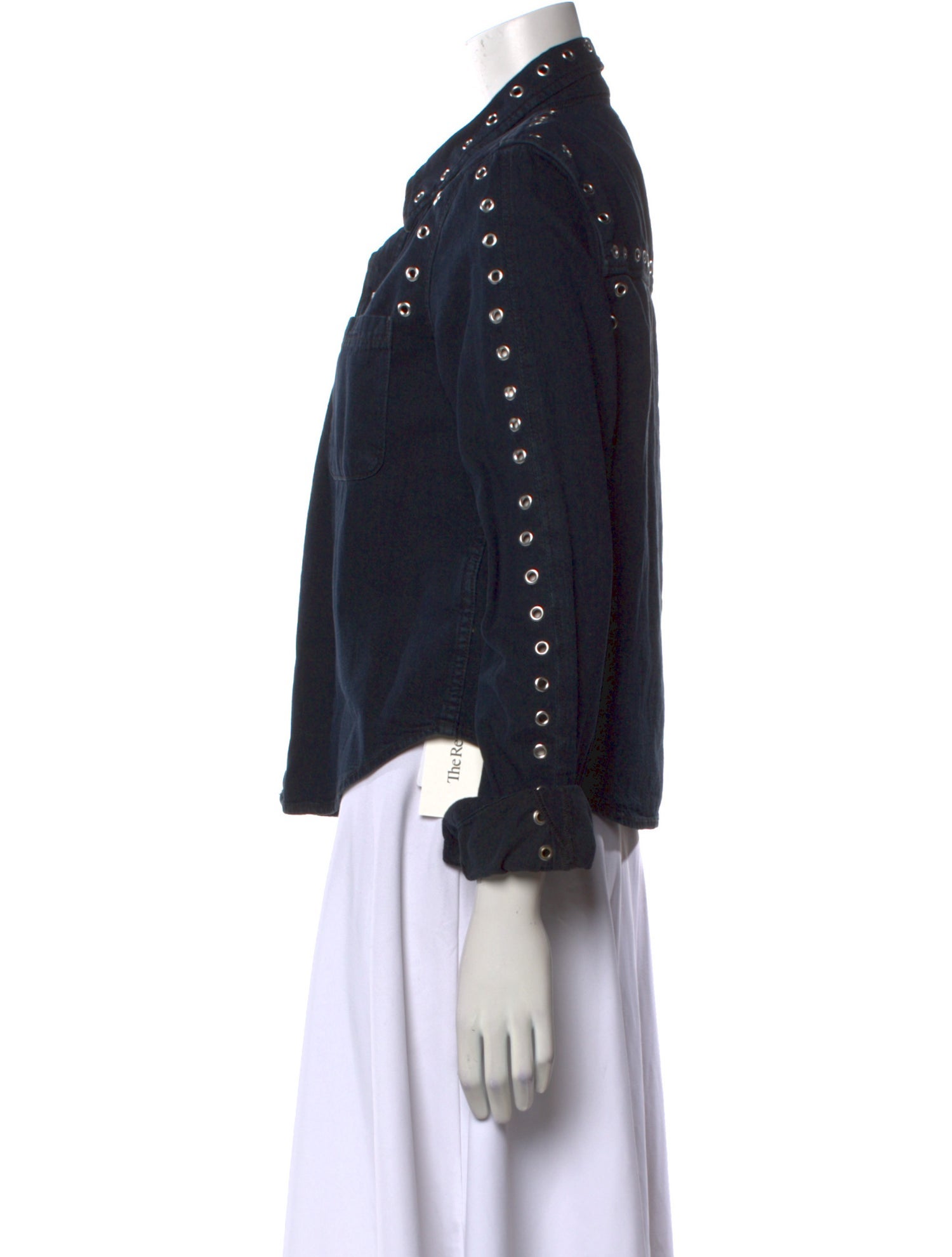 RE/DONE Long Sleeve Button-Up Top