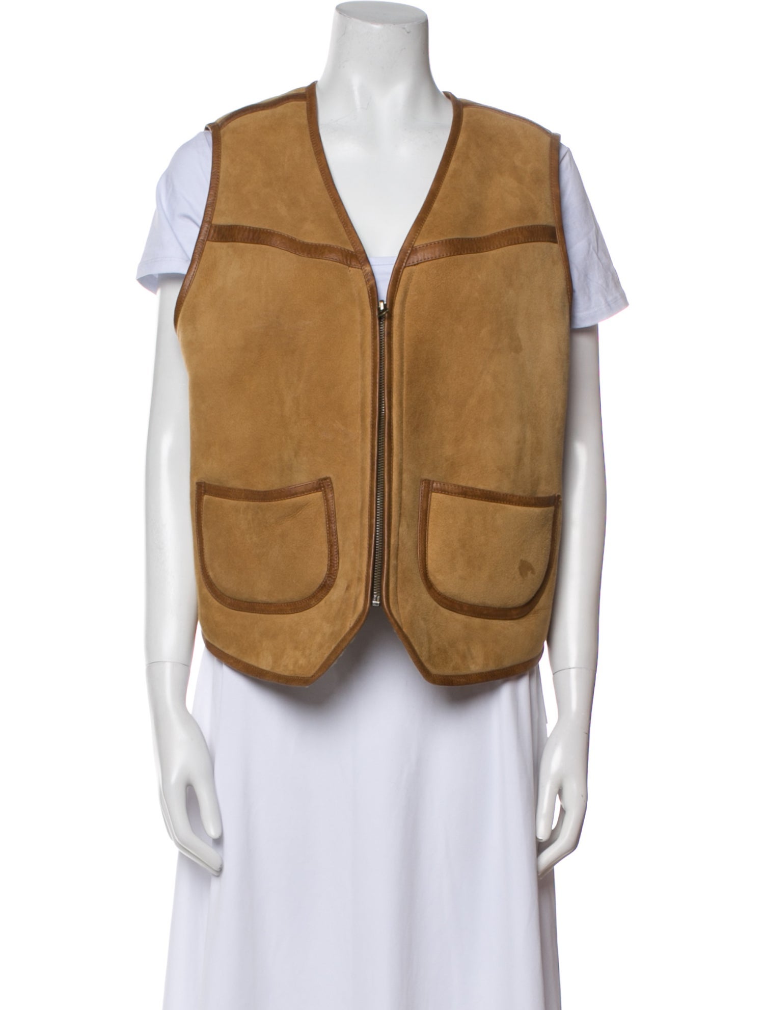 RE/DONE Shearling Vest