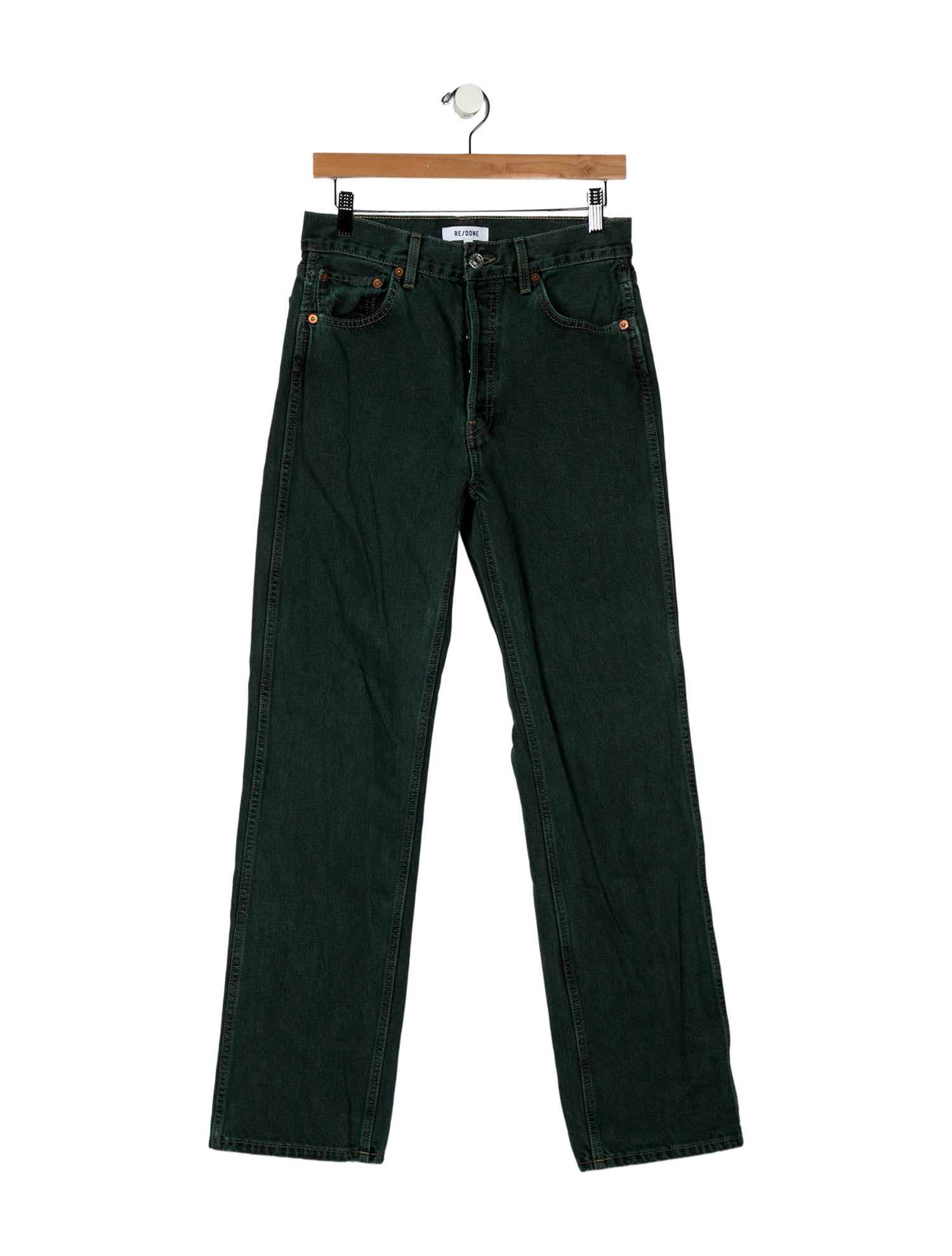 RE/DONE Mid-Rise Wide Leg Jeans