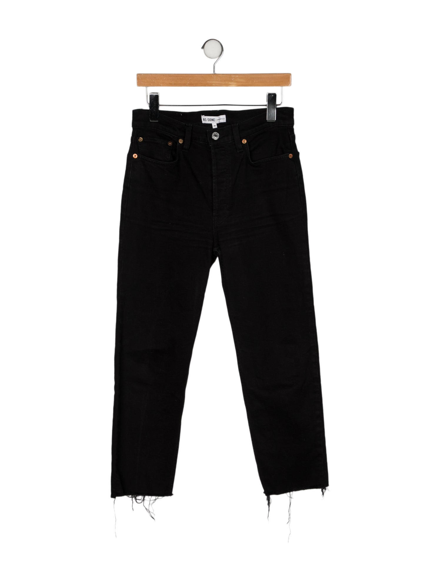 RE/DONE Mid-Rise Straight Leg Jeans