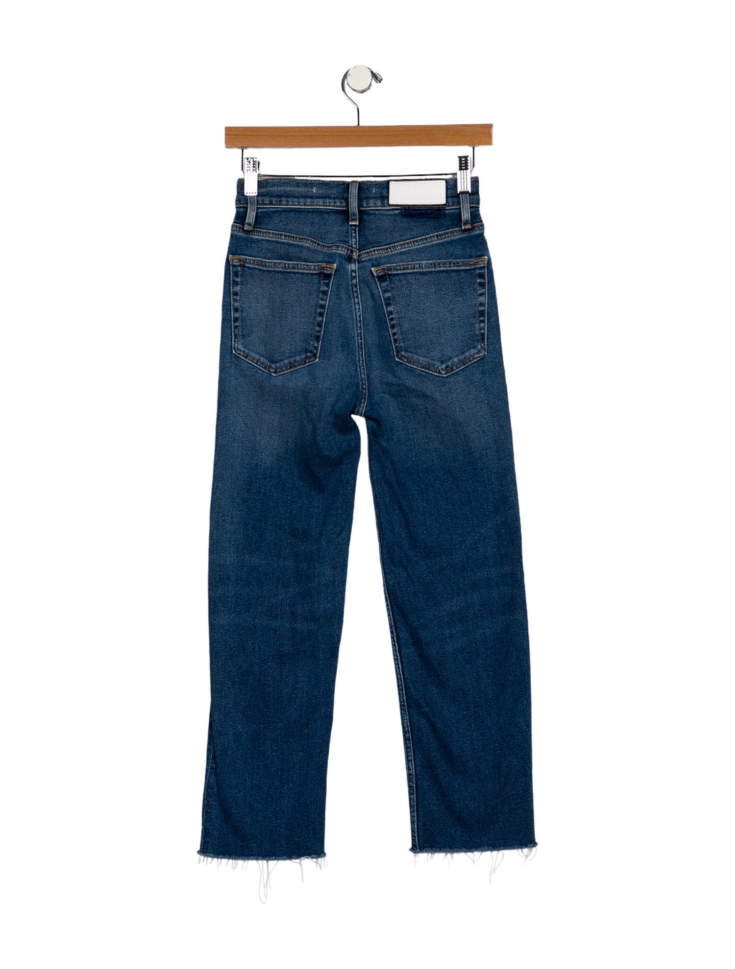 RE/DONE Mid-Rise Straight Leg Jeans
