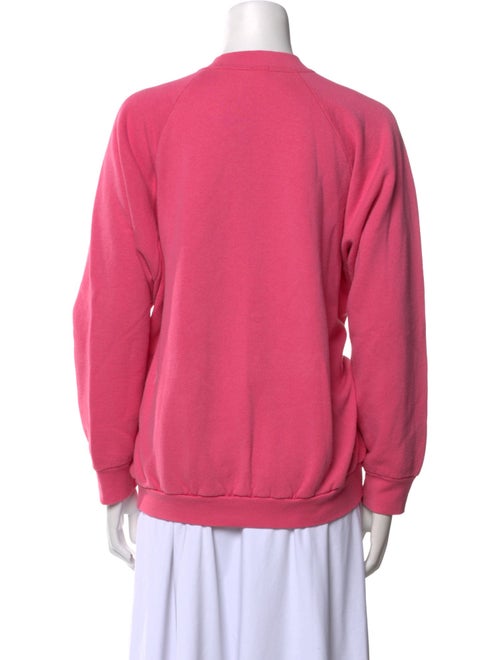 RE/DONE Graphic Print Crew Neck Sweatshirt