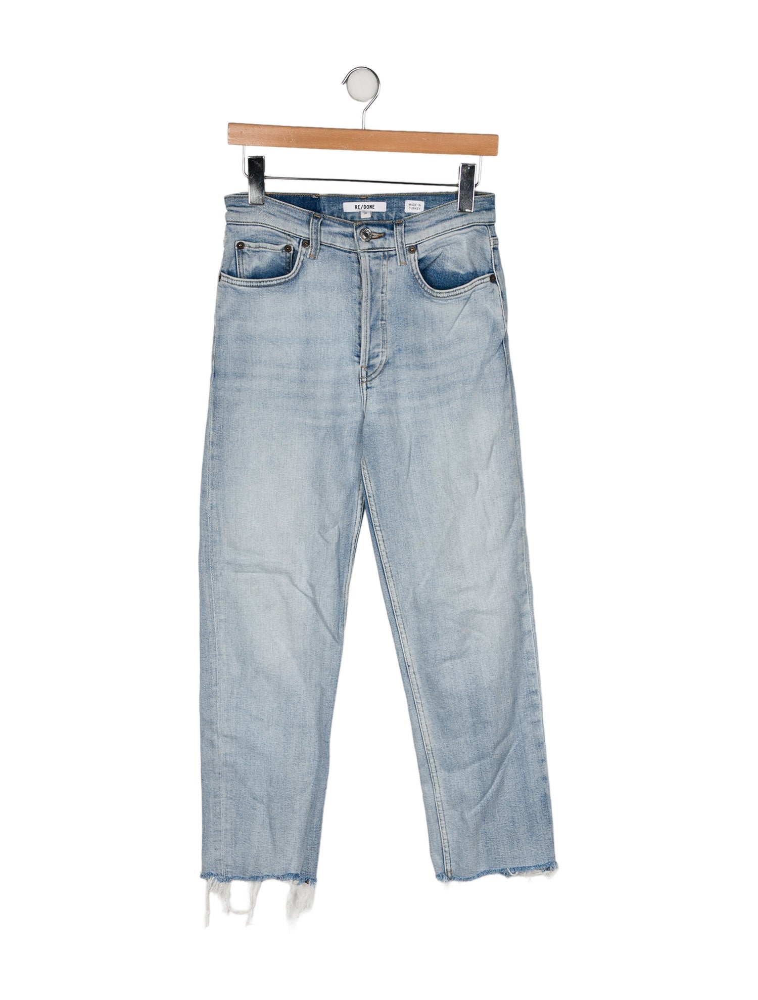 RE/DONE Mid-Rise Straight Leg Jeans