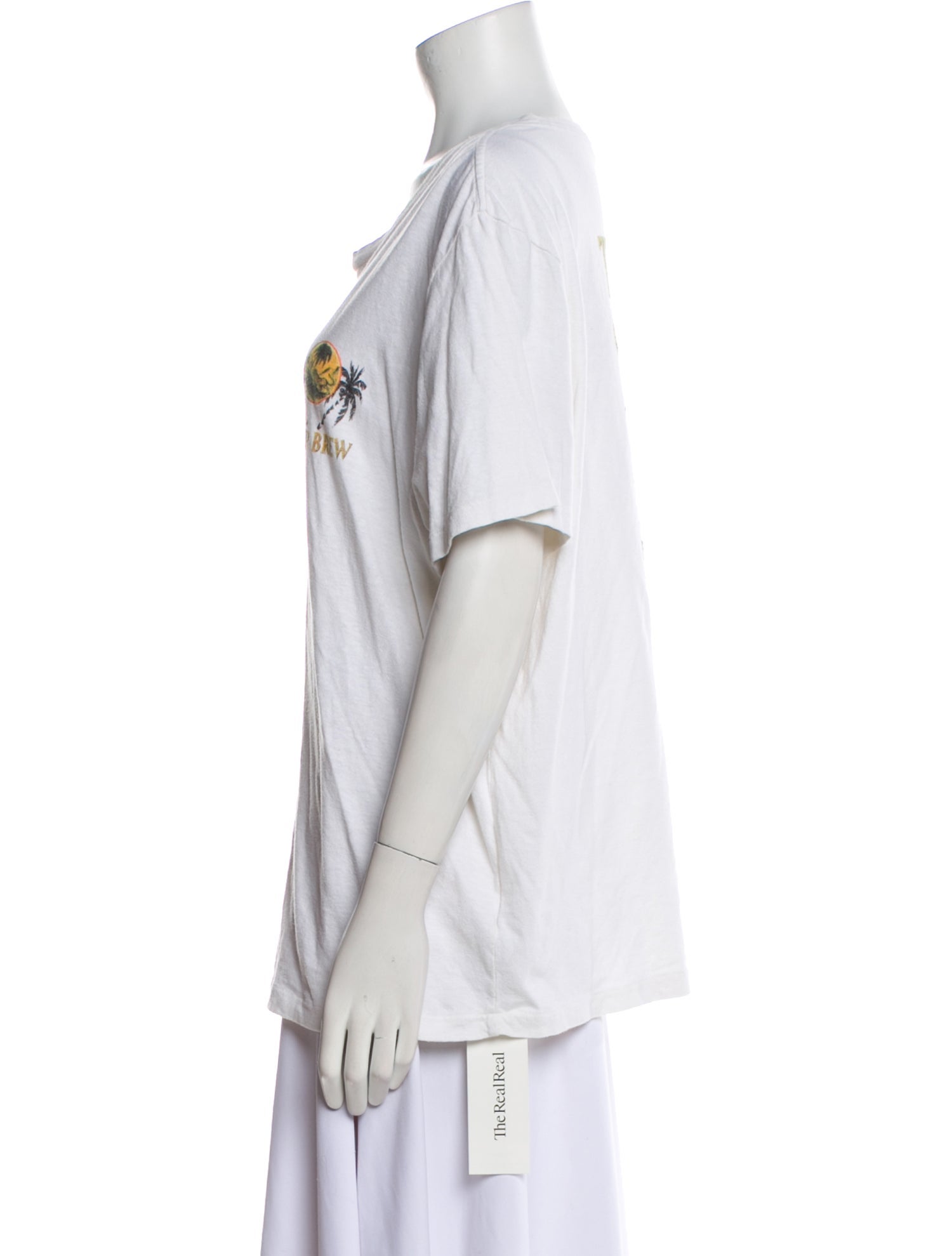 RE/DONE Graphic Print Crew Neck T-Shirt