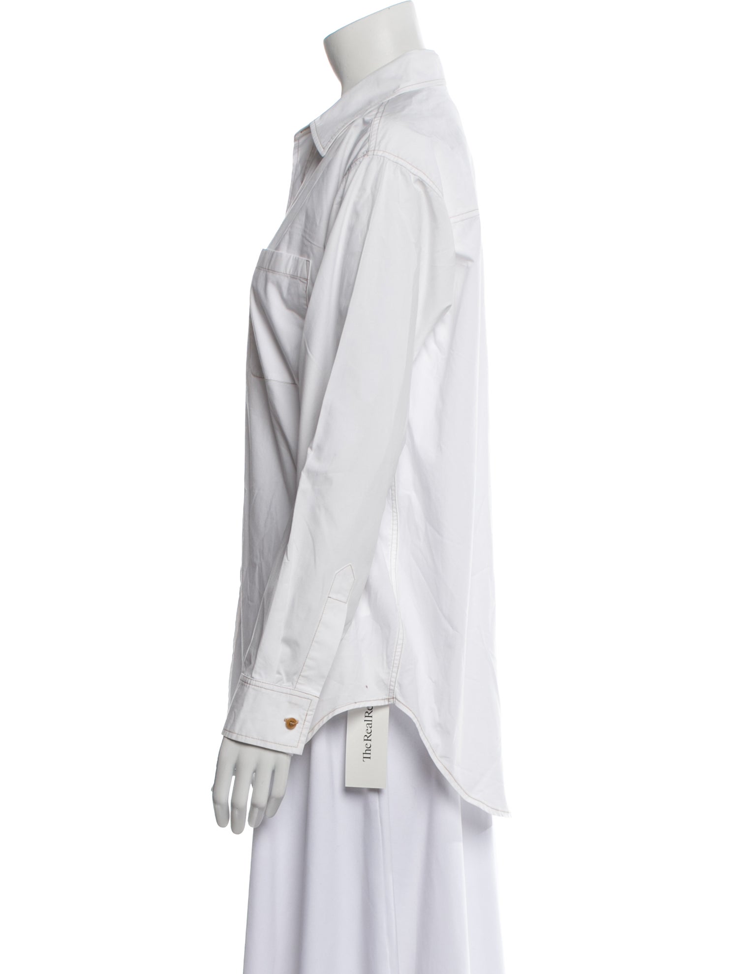 RE/DONE Long Sleeve Button-Up Top