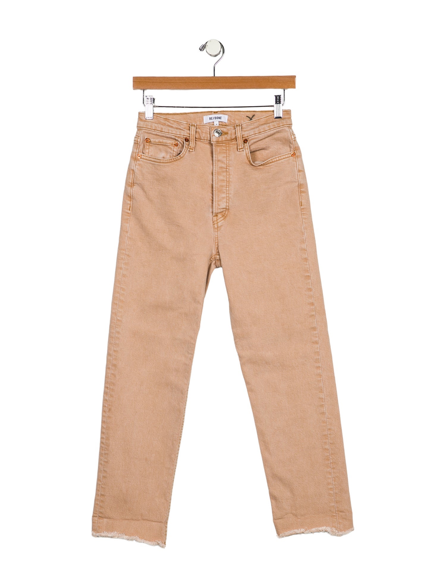 RE/DONE High-Rise Straight Leg Jeans