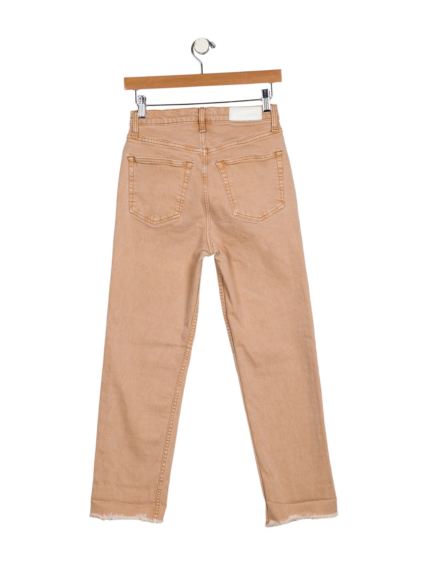 RE/DONE High-Rise Straight Leg Jeans