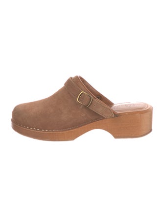 RE/DONE Suede Mules