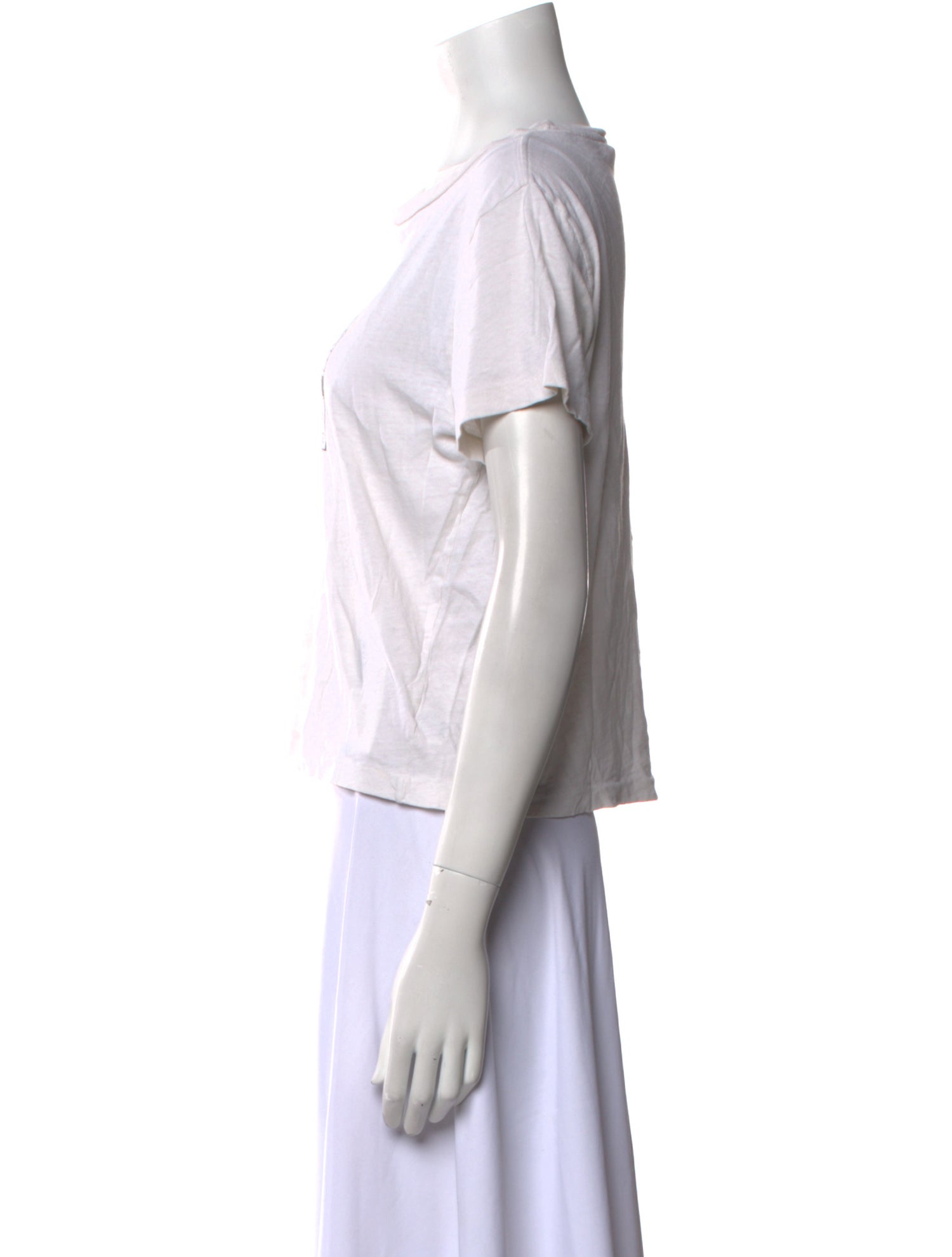 RE/DONE Graphic Print Crew Neck T-Shirt