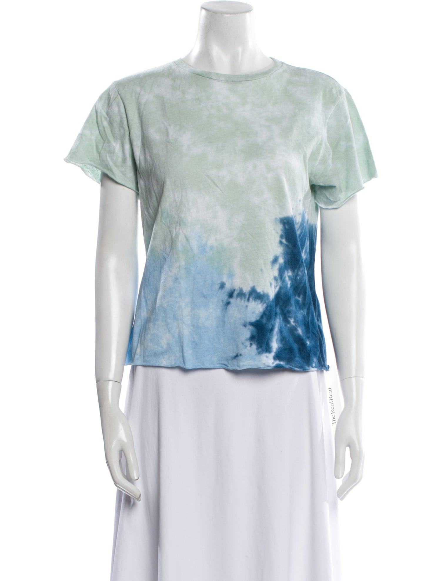 RE/DONE Tie-Dye Print Crew Neck T-Shirt w/ Tags