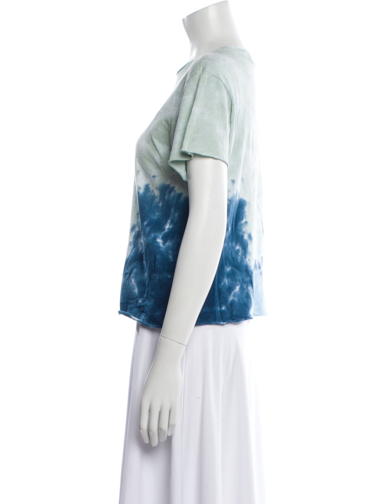 RE/DONE Tie-Dye Print Crew Neck T-Shirt w/ Tags