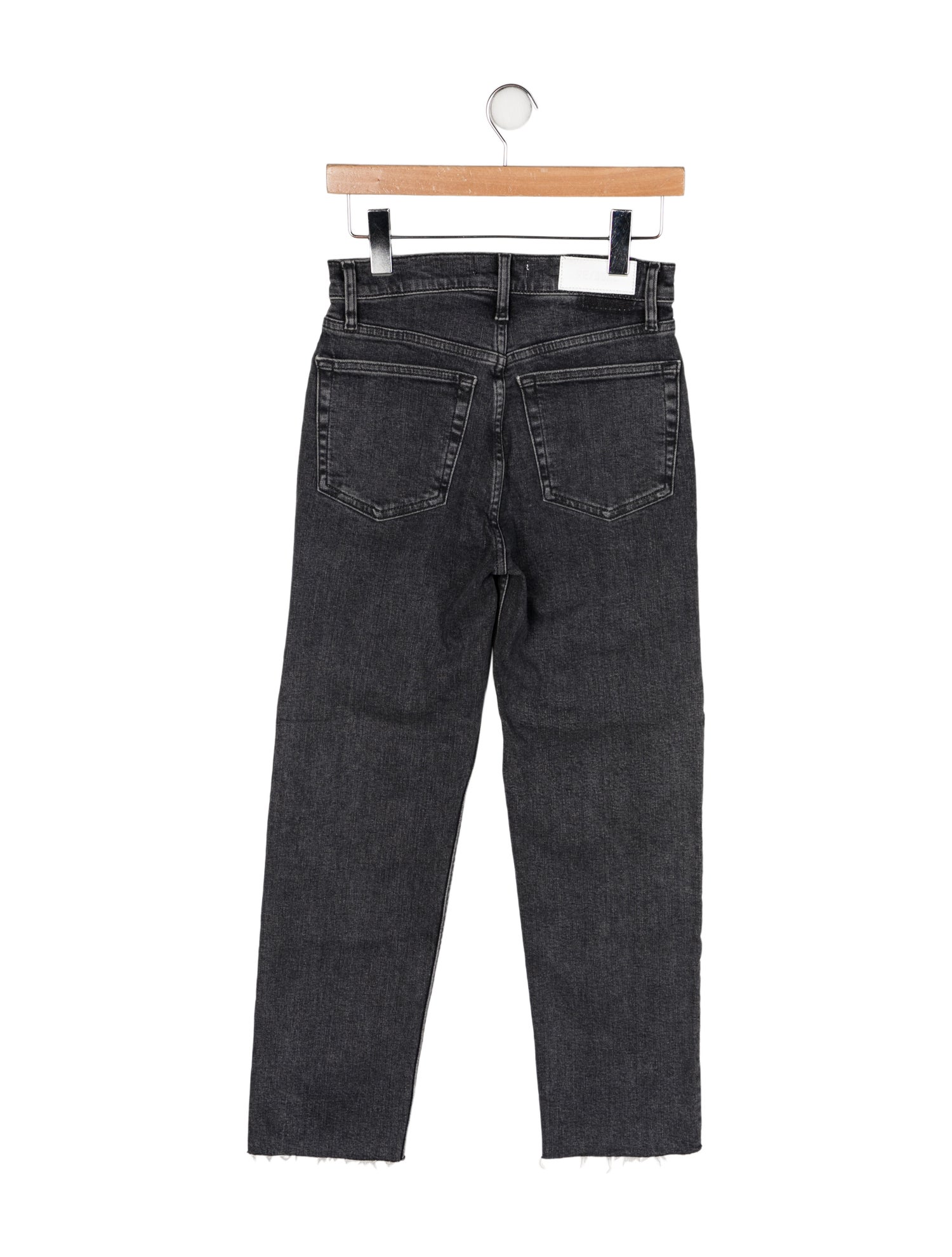 RE/DONE High-Rise Straight Leg Jeans
