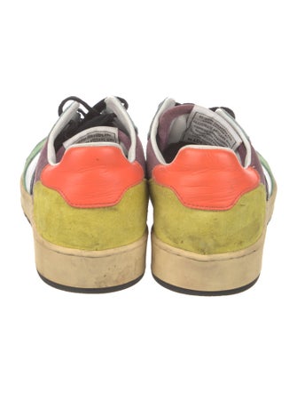 RE/DONE Leather Printed Sneakers