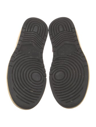 RE/DONE Leather Printed Sneakers