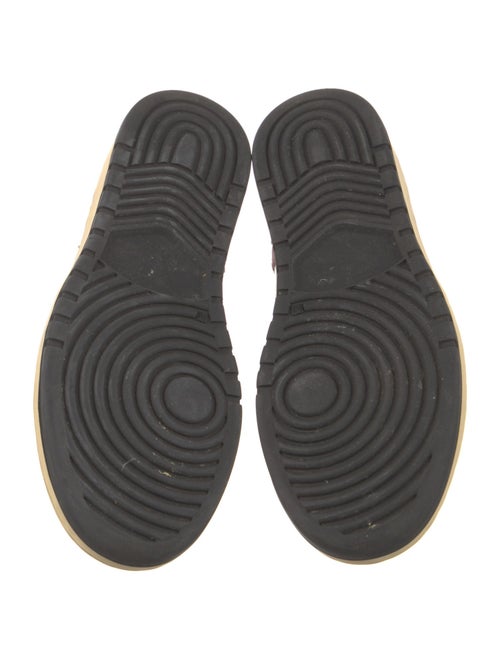 RE/DONE Leather Printed Sneakers