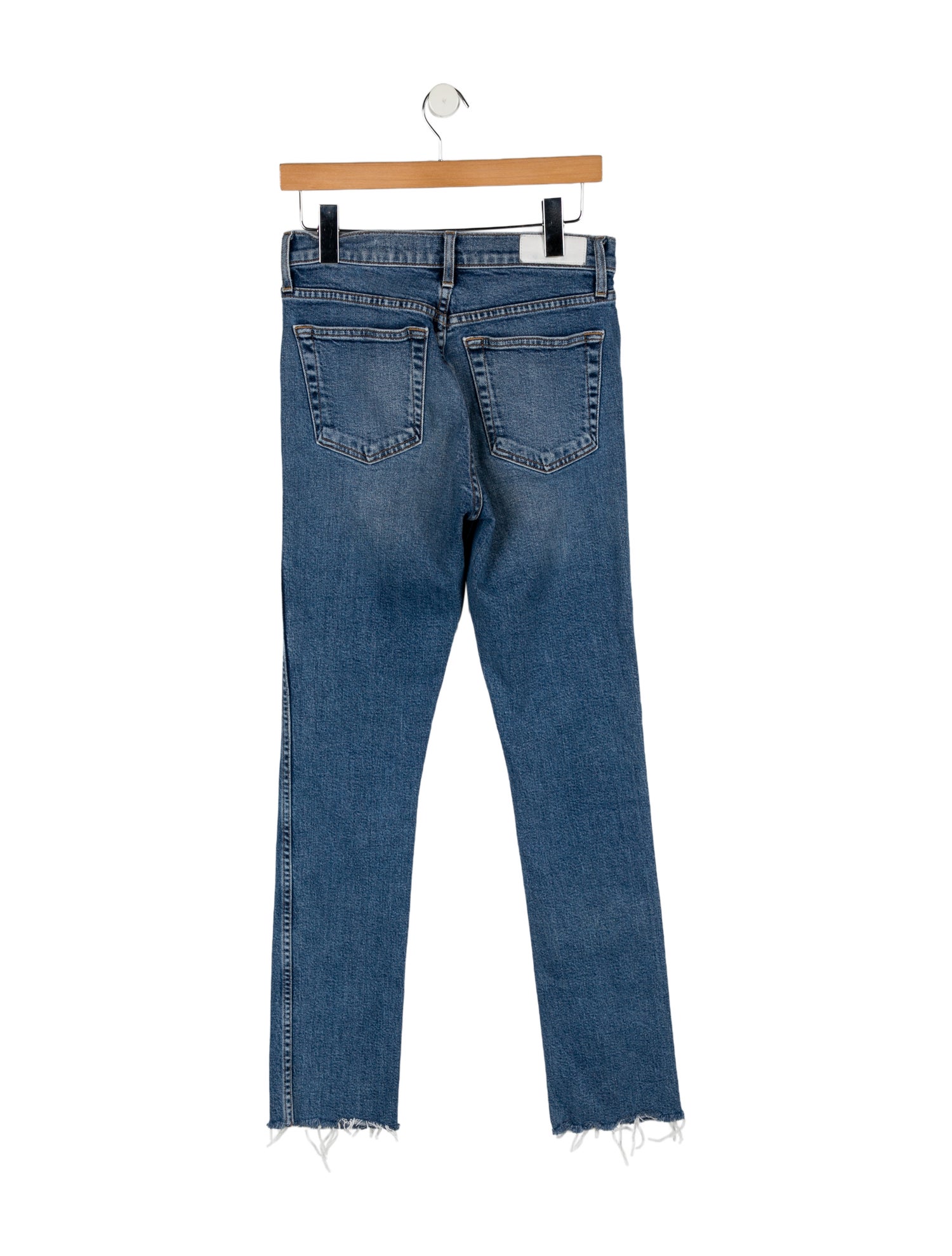 RE/DONE Mid-Rise Straight Leg Jeans