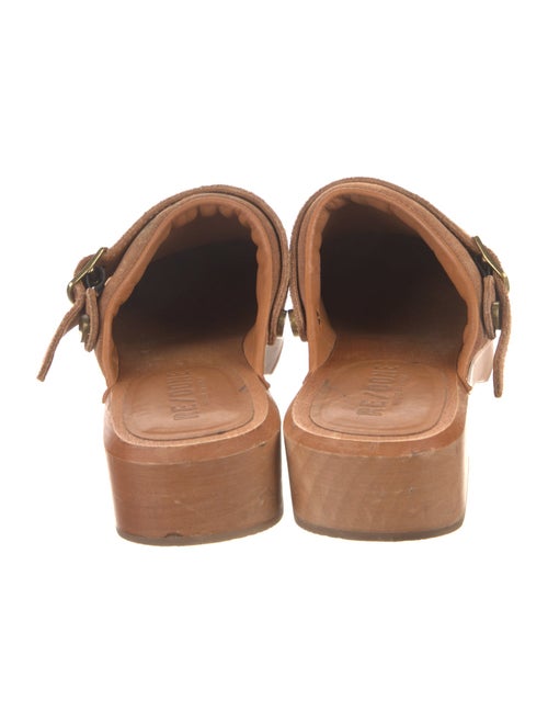 RE/DONE Suede Mules