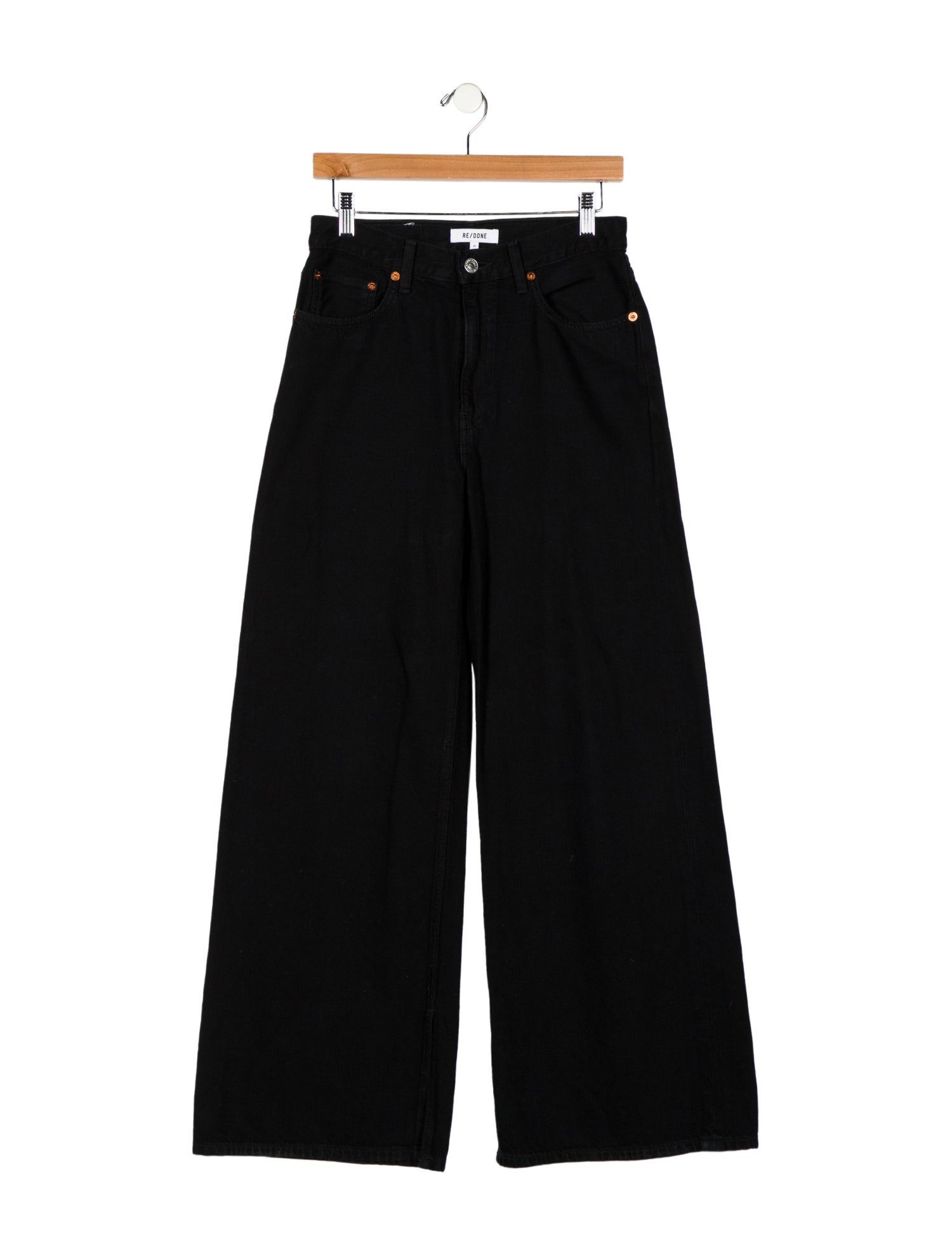 RE/DONE Mid-Rise Wide Leg Jeans