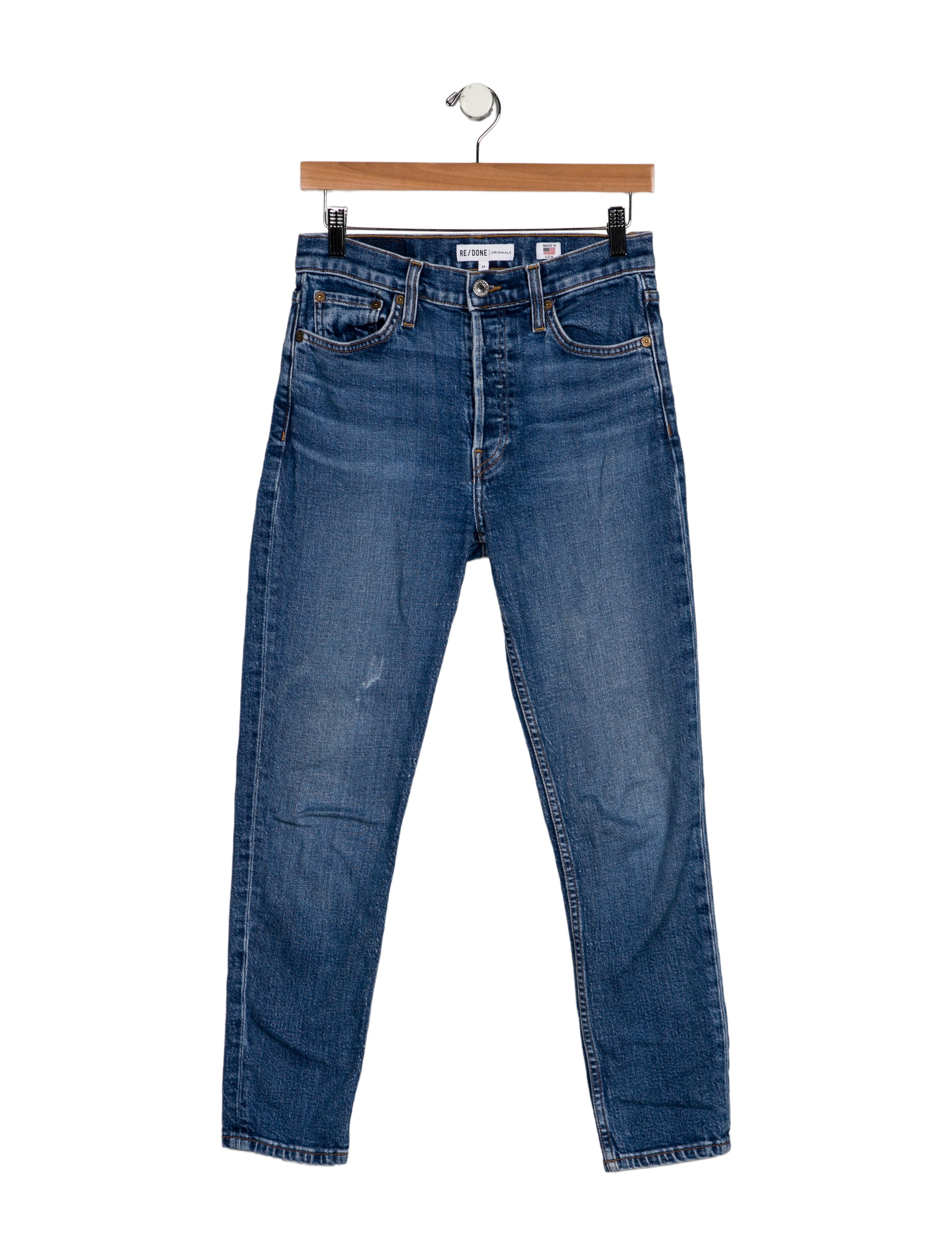 RE/DONE Mid-Rise Skinny Leg Jeans