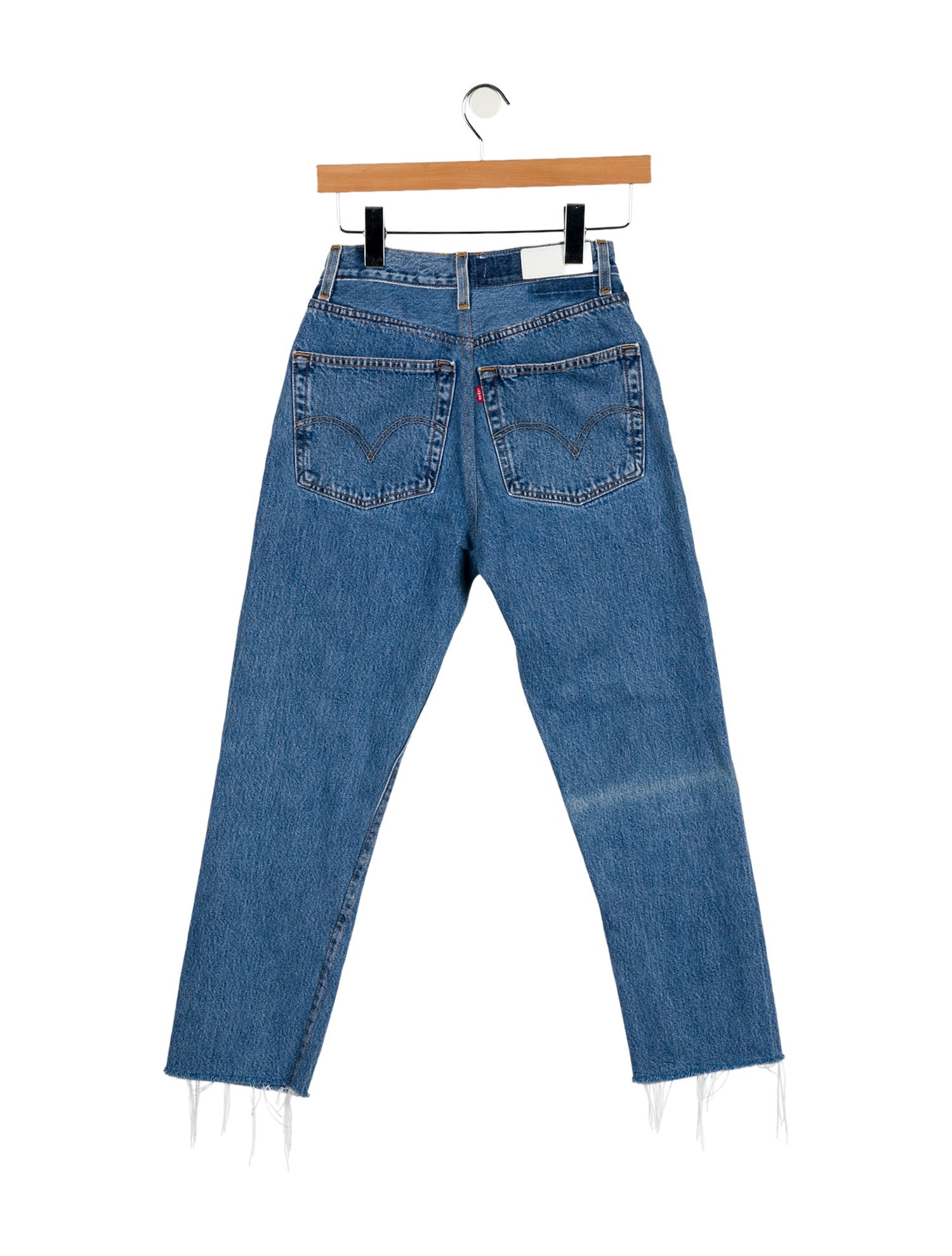 RE/DONE Mid-Rise Straight Leg Jeans