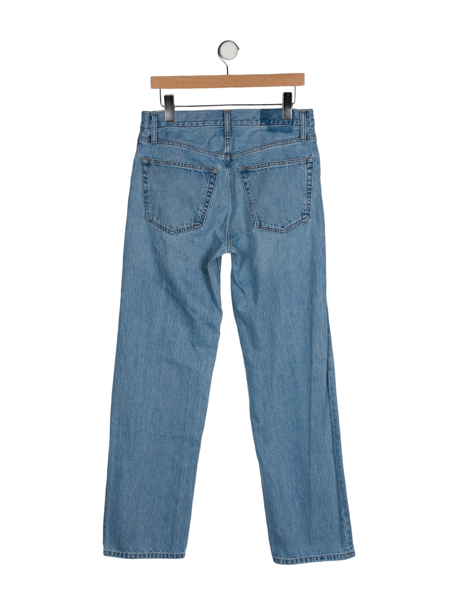 RE/DONE Mid-Rise Wide Leg Jeans
