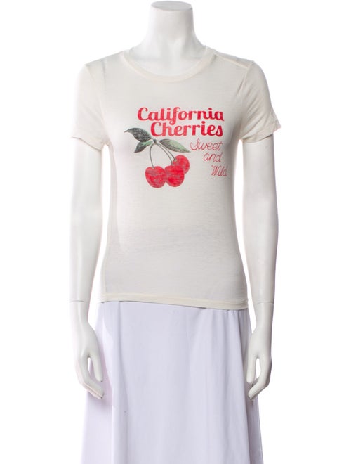 RE/DONE Graphic Print Crew Neck T-Shirt