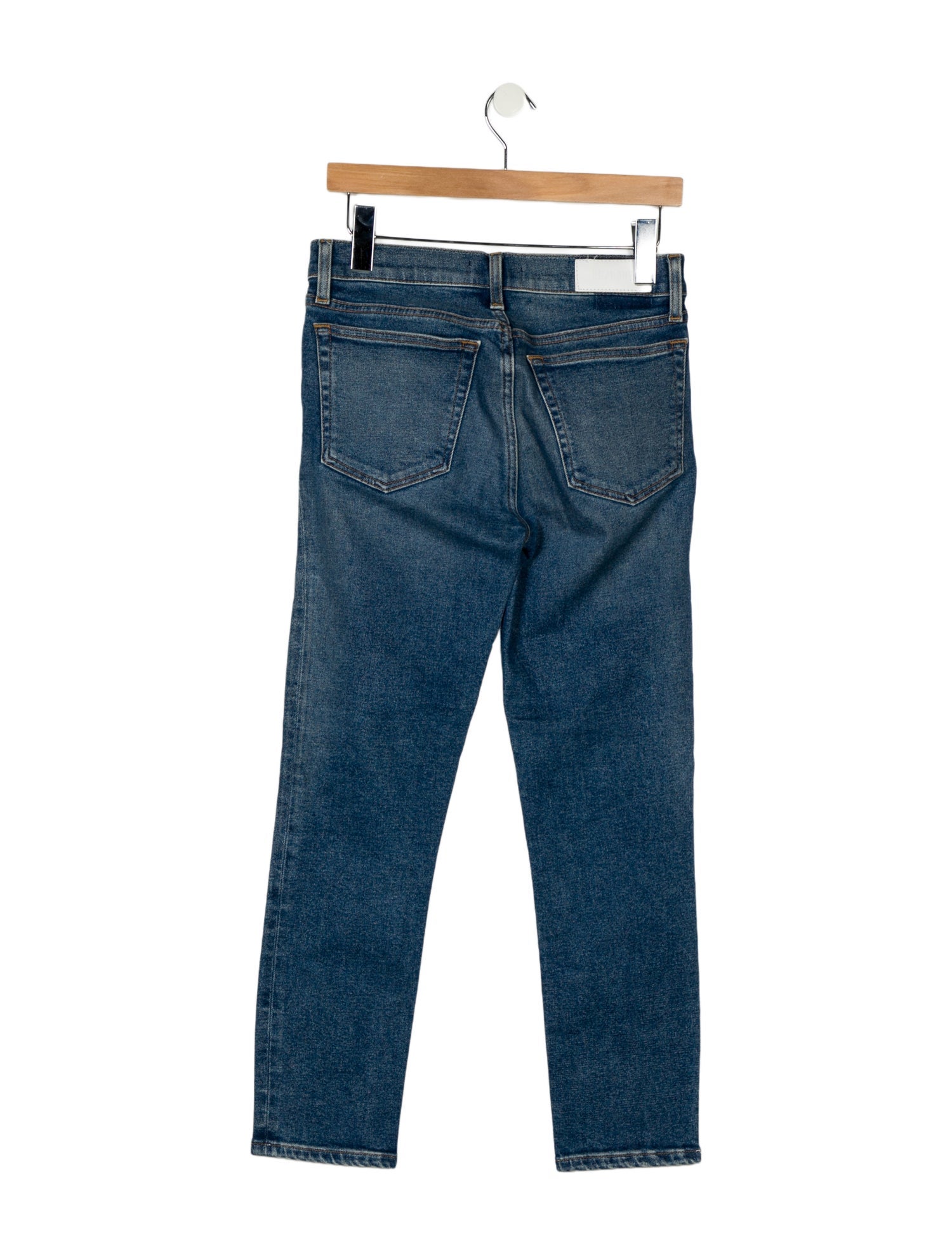 RE/DONE Mid-Rise Straight Leg Jeans
