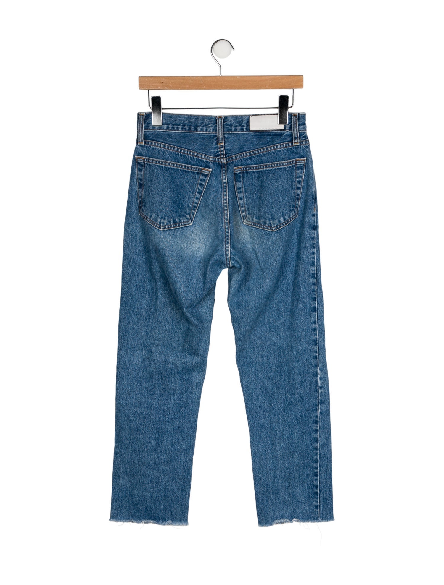 RE/DONE Mid-Rise Straight Leg Jeans
