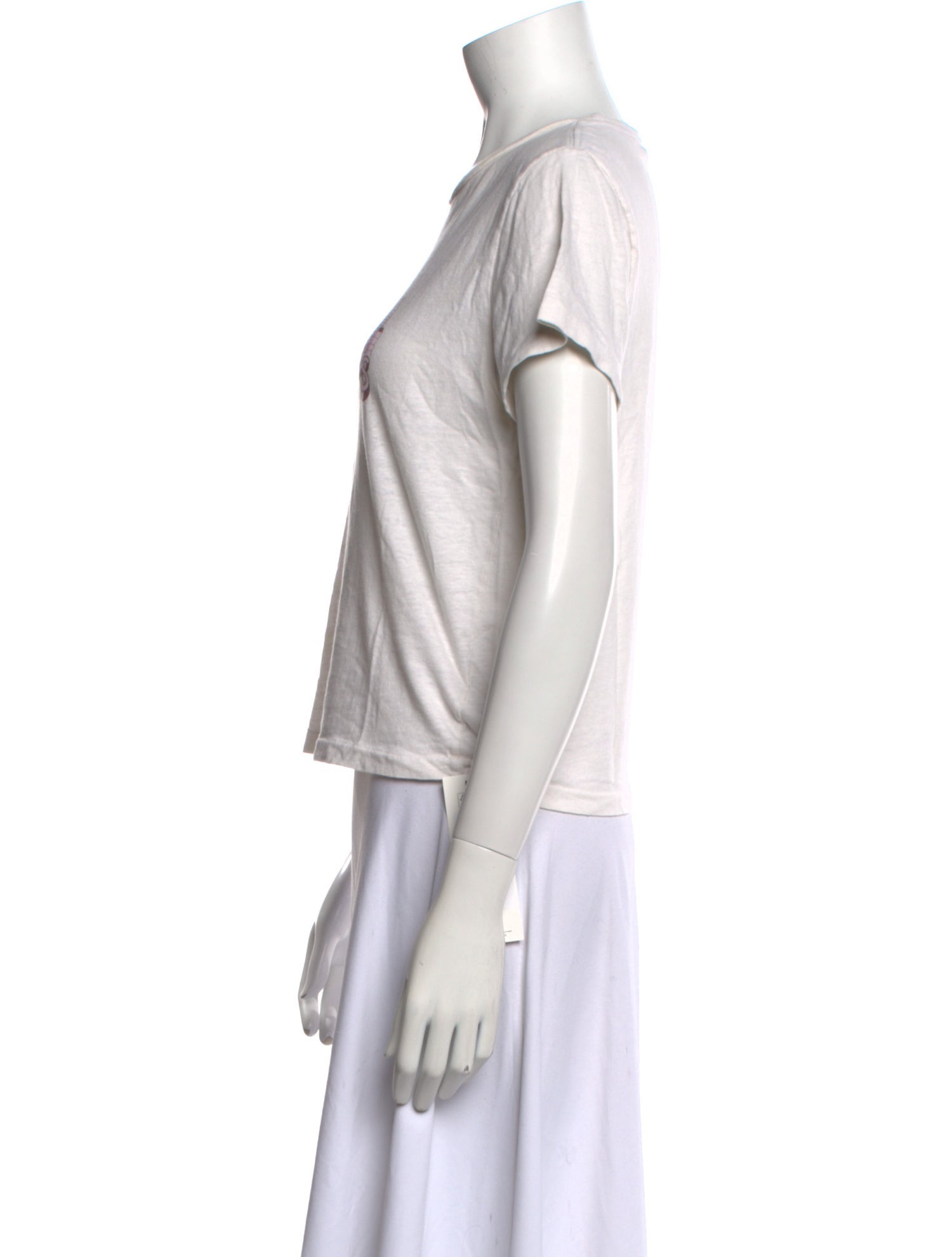 RE/DONE Graphic Print Crew Neck T-Shirt