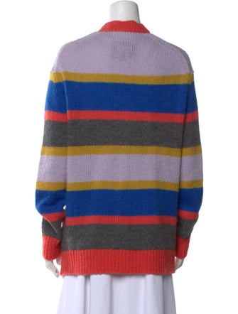 RE/DONE Striped Open Front Sweater