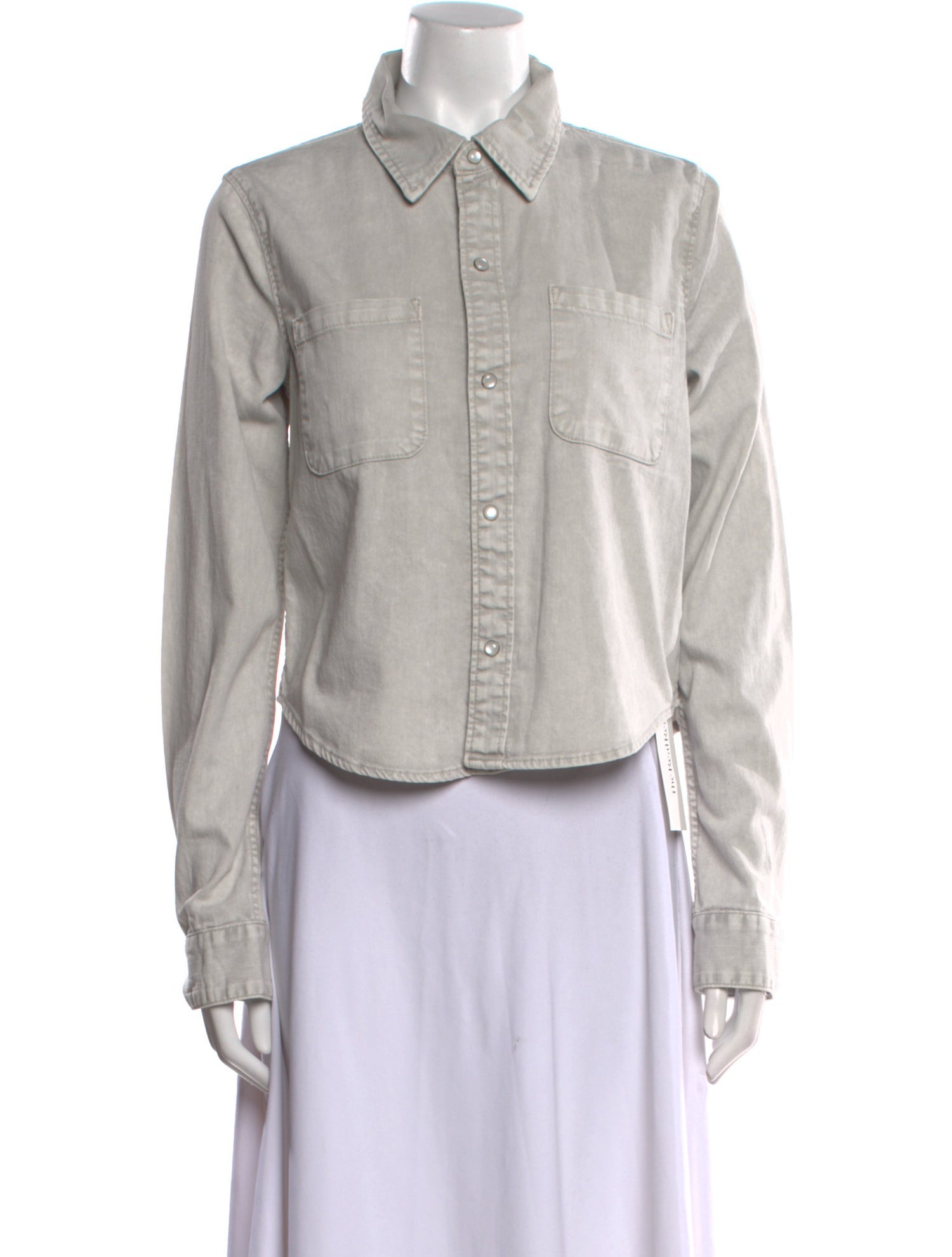 RE/DONE Long Sleeve Button-Up Top