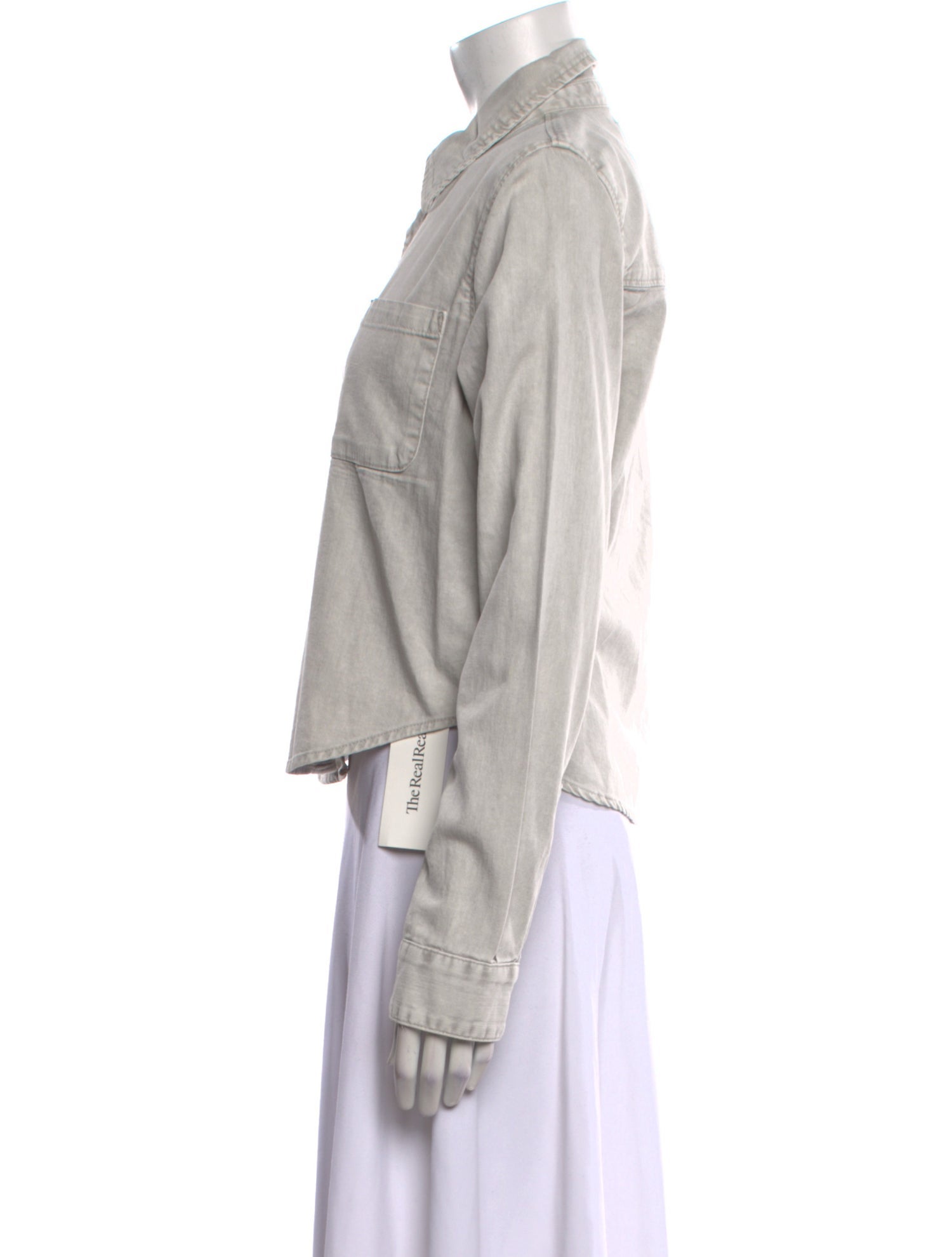 RE/DONE Long Sleeve Button-Up Top