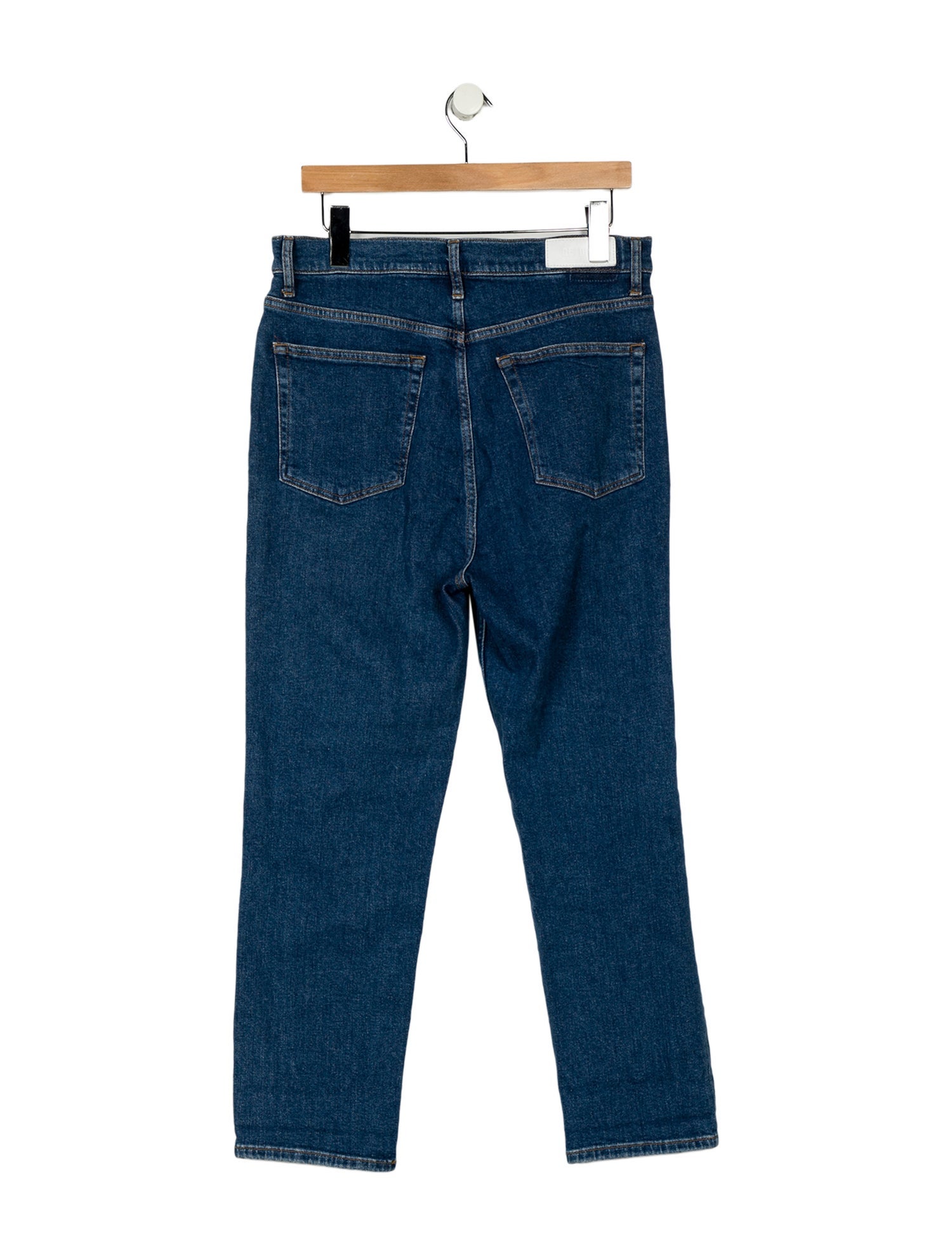 RE/DONE High-Rise Straight Leg Jeans