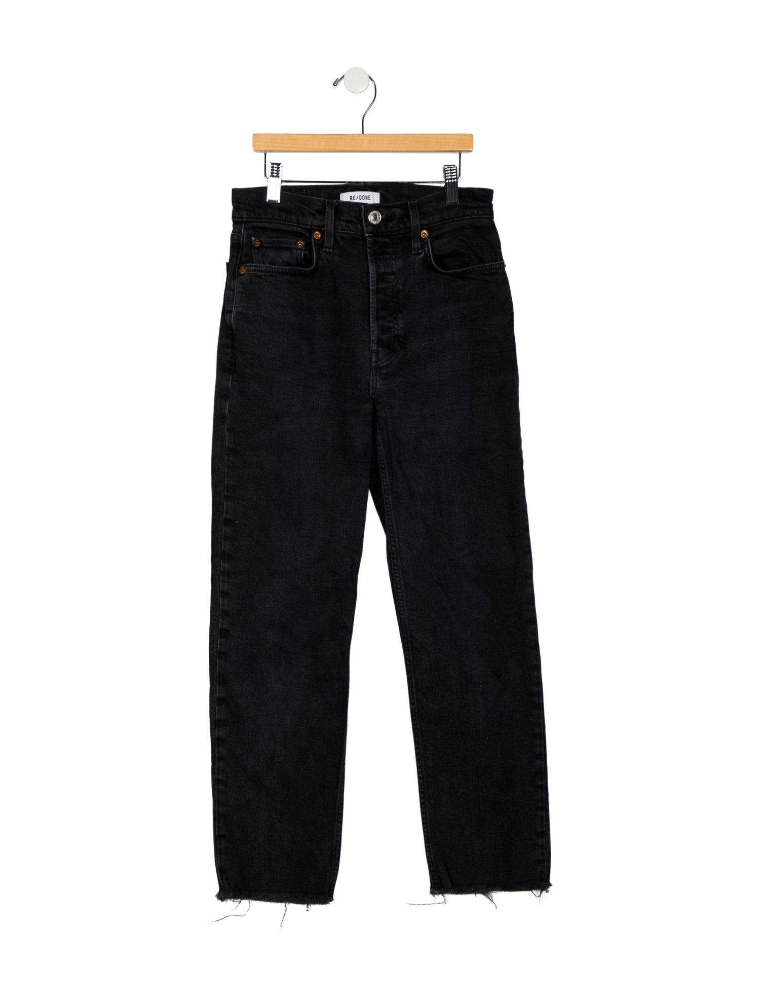 RE/DONE Mid-Rise Straight Leg Jeans